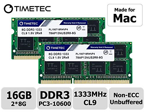 Timetec Hynix Ic Compatible With Apple16gb Kit (2x8gb) Ddr3 1333mhz Pc #angebot 62,99 EUR 45,22 % 👉 dlvr.it/RRQ0yS