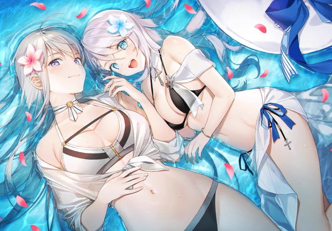 ?エンタープライズ&ヴェスタル? #アズールレーン 