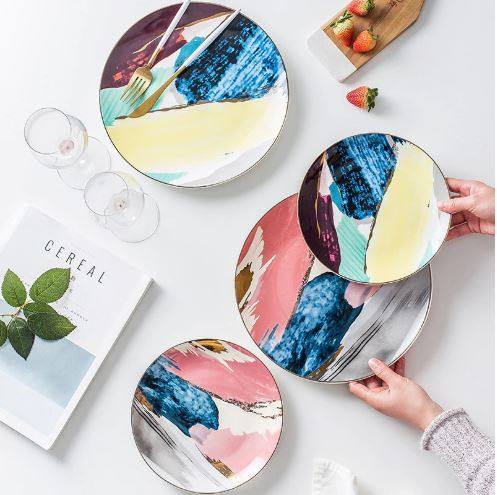 FanseeA's tweet photo. This Dinner Plate keeps your decor on the minimal side while adding a very subtle flair to your dining table.
#Dinnerplates #Platesets #BlueDinnersets⁠
#Crockeryset #Blackcutlery #ChampagneGlasses ⁠
#Redwineglasses #Crystalwhiskeyglasses⁠

https://t.co/39FZ7HwEml https://t.co/yRe07r83QC