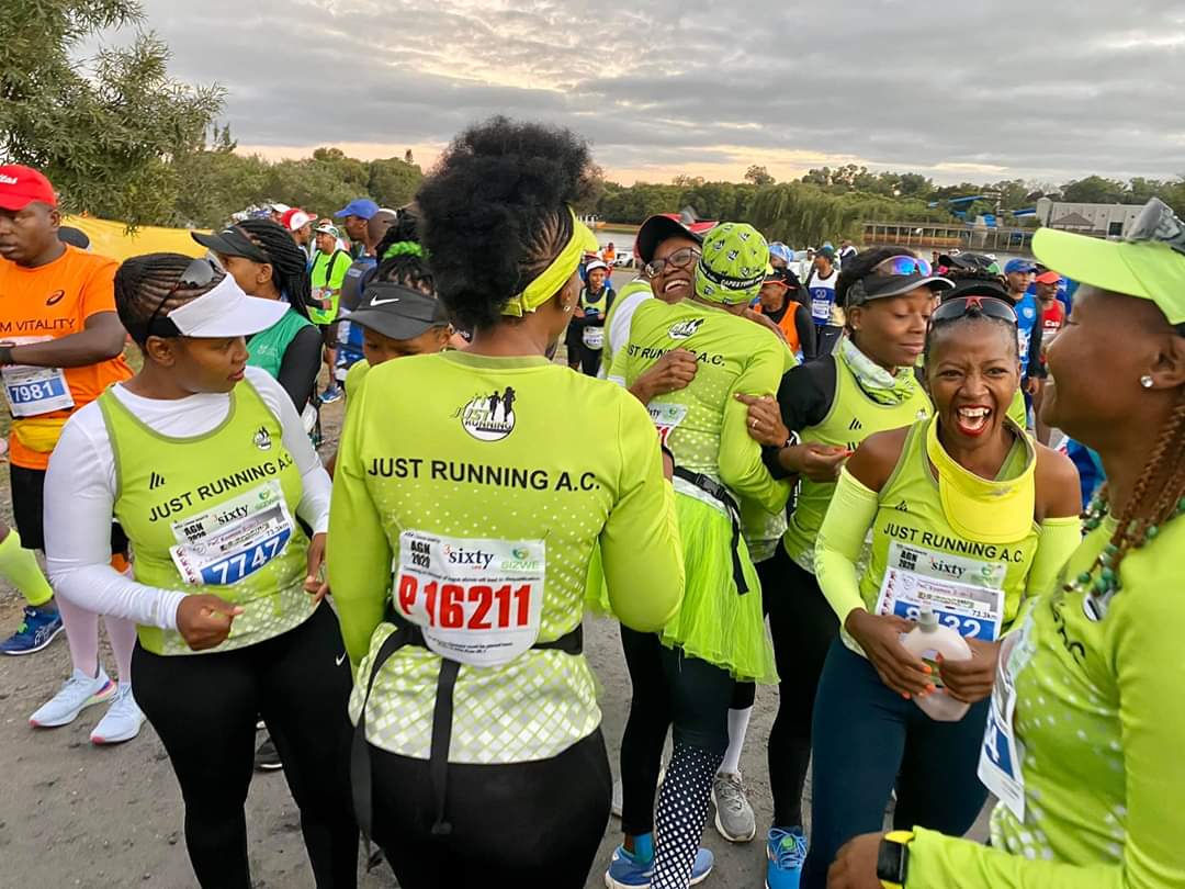 justrunningac's tweet photo. The #JRACrunners💚 at #kosmos3in1. #Team430 ka bo lime. #JRACintutus #JRACfamily #running #runningtwitter #twitterrunningclub https://t.co/l7ow2UhmrL