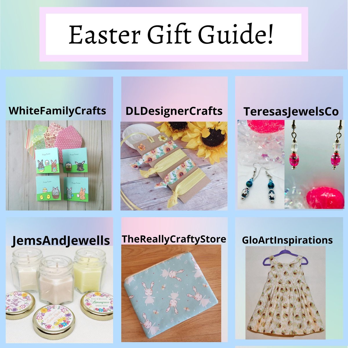 These are a few of our favorite finds on Etsy for Easter. What items do you have in your shop for Easter?  #etsy #etsyshop #Easter #EtsyGiftGuide #etsyfinds #etsygifts #handmade