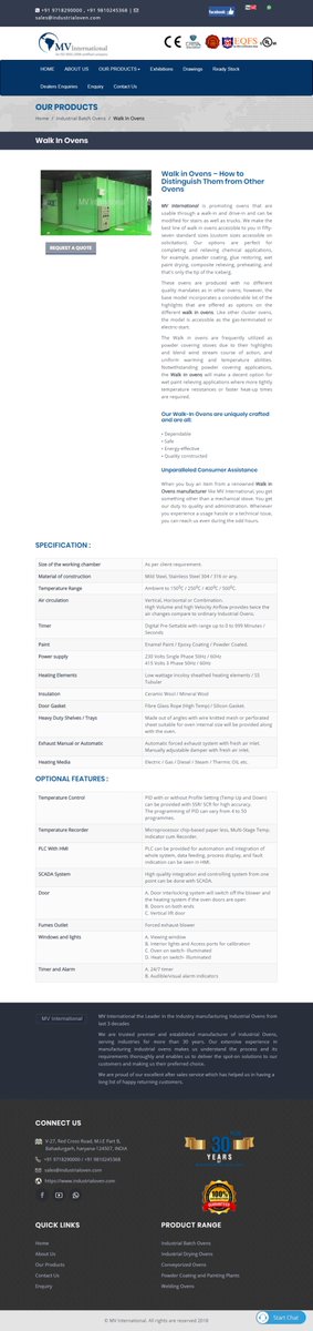 SamconLtd's tweet image. Walk in Ovens, Walk in Ovens Manufacturers, Walk in Ovens Suppliers in India

Walk in Ovens, Walk in Ovens manufacturers, Walk in Ovens suppliers, Walk in Ovens in delhi, Walk in Ovens in India.

industrialoven.com/walk-in-ovens.…