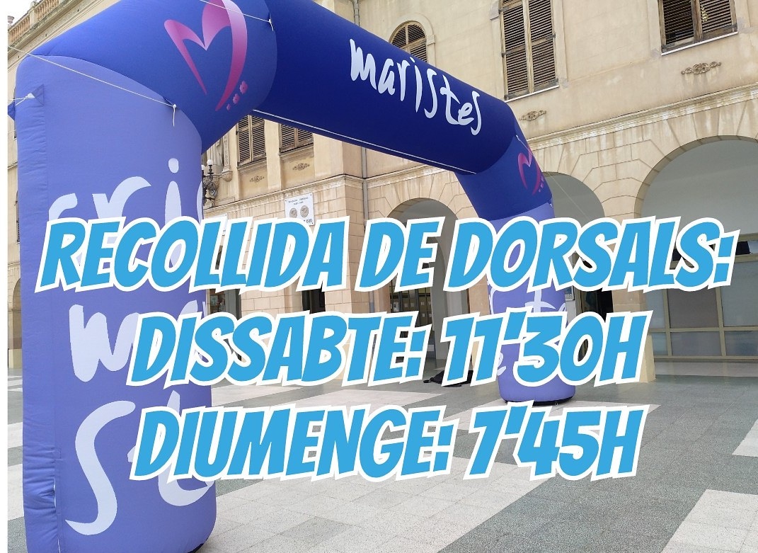 ATENCIÓ ‼️
🚶🏼‍♂️🏃🏼‍♀️ Recollida DORSALS
🕒 a partir 11"30h AVUI
🕒 a partir 7'45h DEMÀ
📍 MARISTES 
VALLDEMIA
<a href="/sed_mataro/">SED Mataro</a> @sedcatalunya @cursasedmataro <a href="/cevalldemia/">C.E. Valldemia</a> @ampavalldemia @colla_gegantera_valldemia @ajmacor.valldemia <a href="/ae/">André E</a>.lasoca <a href="/valldemiantics/">Valldemiantics</a>