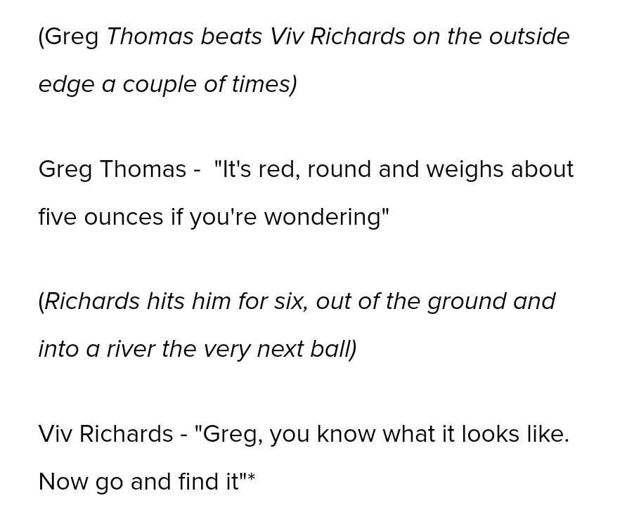 Happy Birthday Sir Viv Richards. Cricket history is full of anecdotes of his swagger like this: 