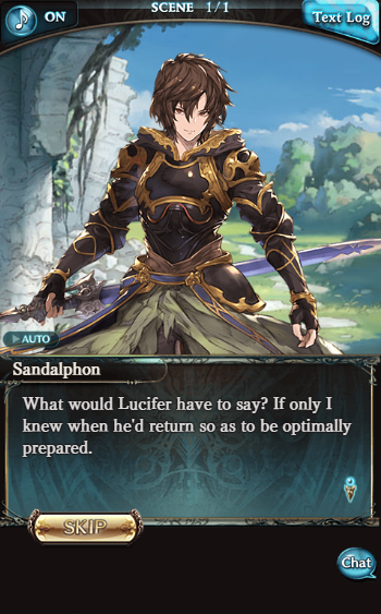 cries over baby Sandalphon