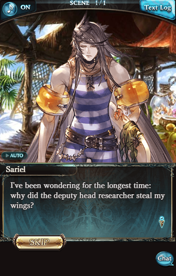 I CRY EVERY TIME HE ASKS THIS BUT I REALIZE BELIAL ACTUALLY SAVED SARRY IN A WAY--