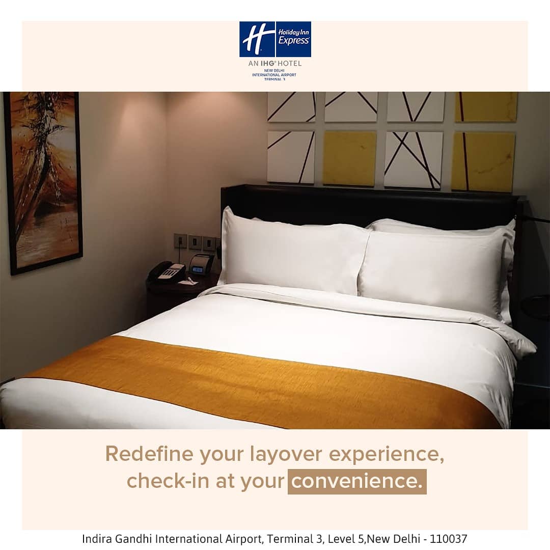 Holiday_InnExp's tweet photo. Check-in and check-outs have never been more convenient than this! Hasslefree layovers is now just a booking away at Holiday Inn Express New Delhi Int'l Airport T3.
For reservations, call +91 11 45252000
Visit: https://t.co/w1lutk1YAu
#holidayinnexpress #ihg #Delhiairport #hotel https://t.co/FQOOR6LJZM