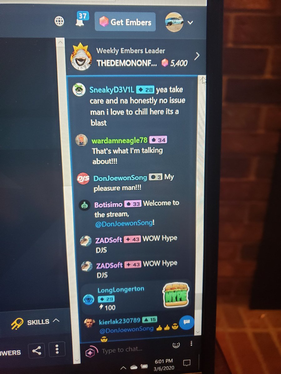 Hellcat67B's tweet photo. As a forza lover and a forza fan i had one of the highest honors ever DJS  was in my stream. Followed and hangout for probably an hour. Amazing guy!! #mixer #mixerstreamer #mixersnightin #mixerstreamersunite absolutely honored by this!!! https://t.co/40dBOGfsYq https://t.co/OPJiSVLBYK