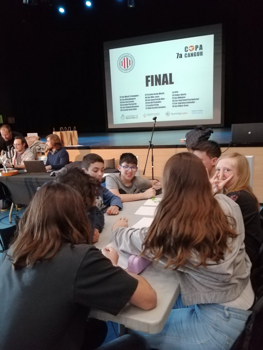 INScalgravat's tweet photo. Una representació d'ESO han participat a la fase final de la #CopaCangur2020 a #Montmeló. Han arribat a la Fase Final, una autèntica experiència viscuda per alguns dels talents matemàtics del centre. L'enhorabona a tots/es! #soccatmat @PedreraFundacio https://t.co/TrK7bbSy9f https://t.co/IwlEM7OHeL