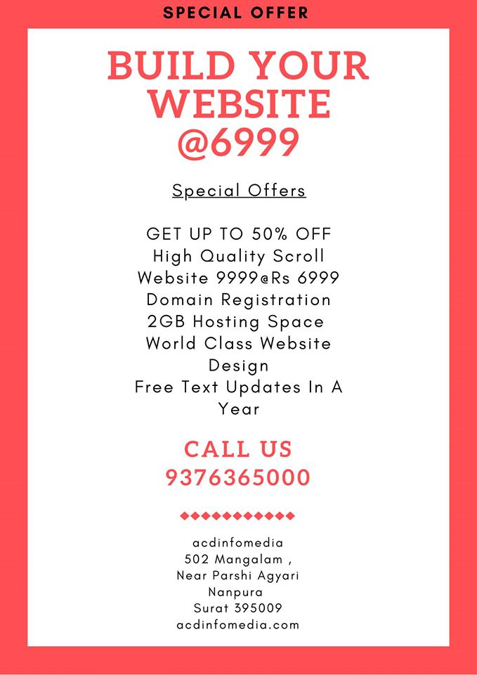 AcdInfomedia's tweet image. #Surat #advertising #SaturdayMotivation #India