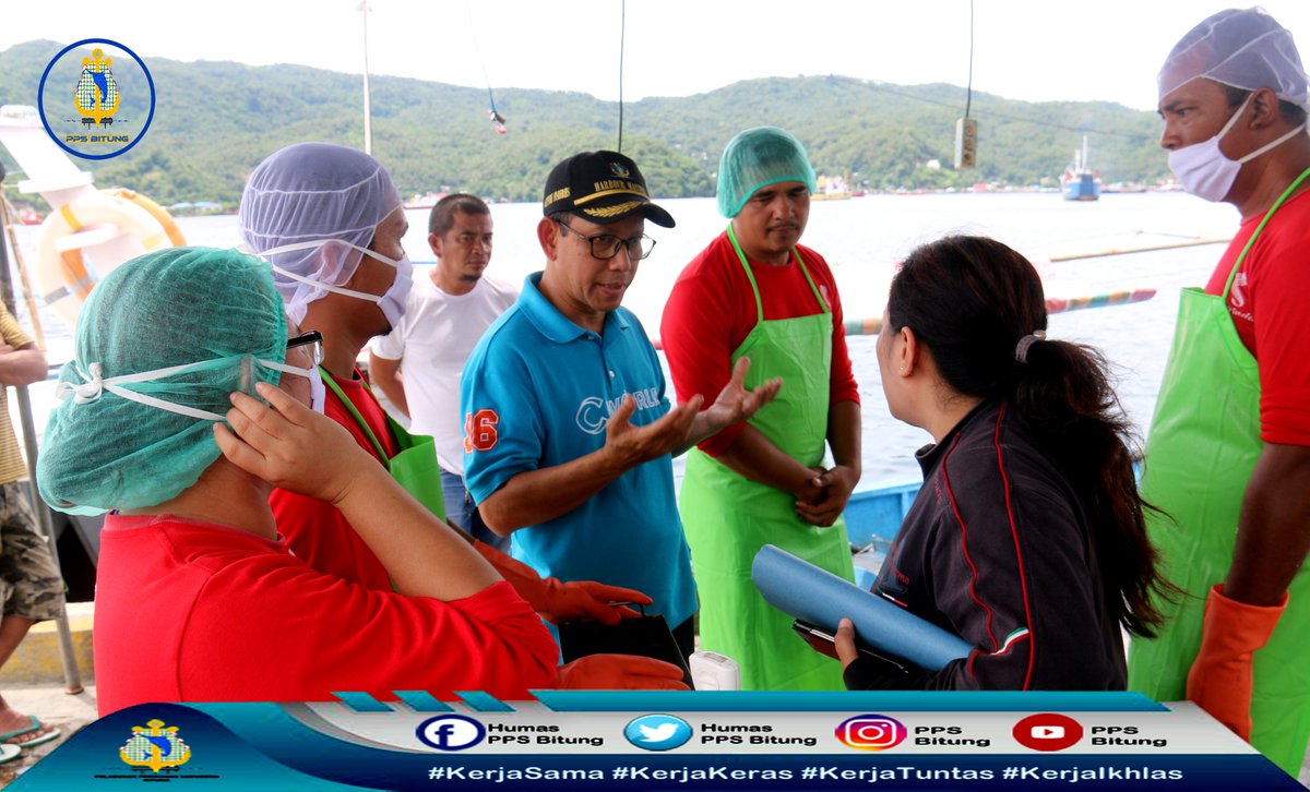 Humas_PpsBitung's tweet photo. PPS Bitung (06/03). Kunjungan Tim Inspeksi DG SANTE Uni Eropa di PPS Bitung dan @BKIPMBitung dalam rangka Menilai Penerapan Sistem Jaminan Mutu Hasil Perikanan dari Hulu sampai Hilir. #YukKePpsBitung @kkpgoid @Edhy_Prabowo @mzulficar @HumasBKIPM @djpt_kkp https://t.co/wIAgHtci85