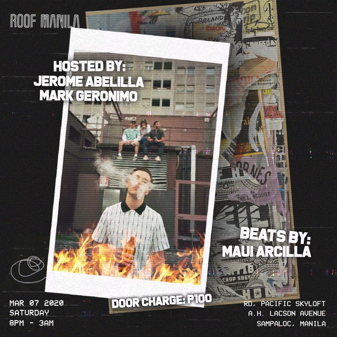RoofManila's tweet photo. Had a tough week? Need a place to unwind? Drop by and order a drink or two and dance to the beats of Maui Arcilla 🎶🔥 Hosted by Jerome Abelilla + Mark Geronimo 🥳 We’re charging P100 for walk-ins! 😜 See you in a few hours! #FeelsGoodOnTop https://t.co/F53bDImBeF