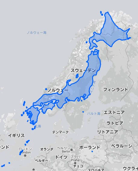 @cicada3301_kig こう見ると、日本ってデカイですよね。
ただ、それ以上にアフリカのデカさに驚嘆しています。
