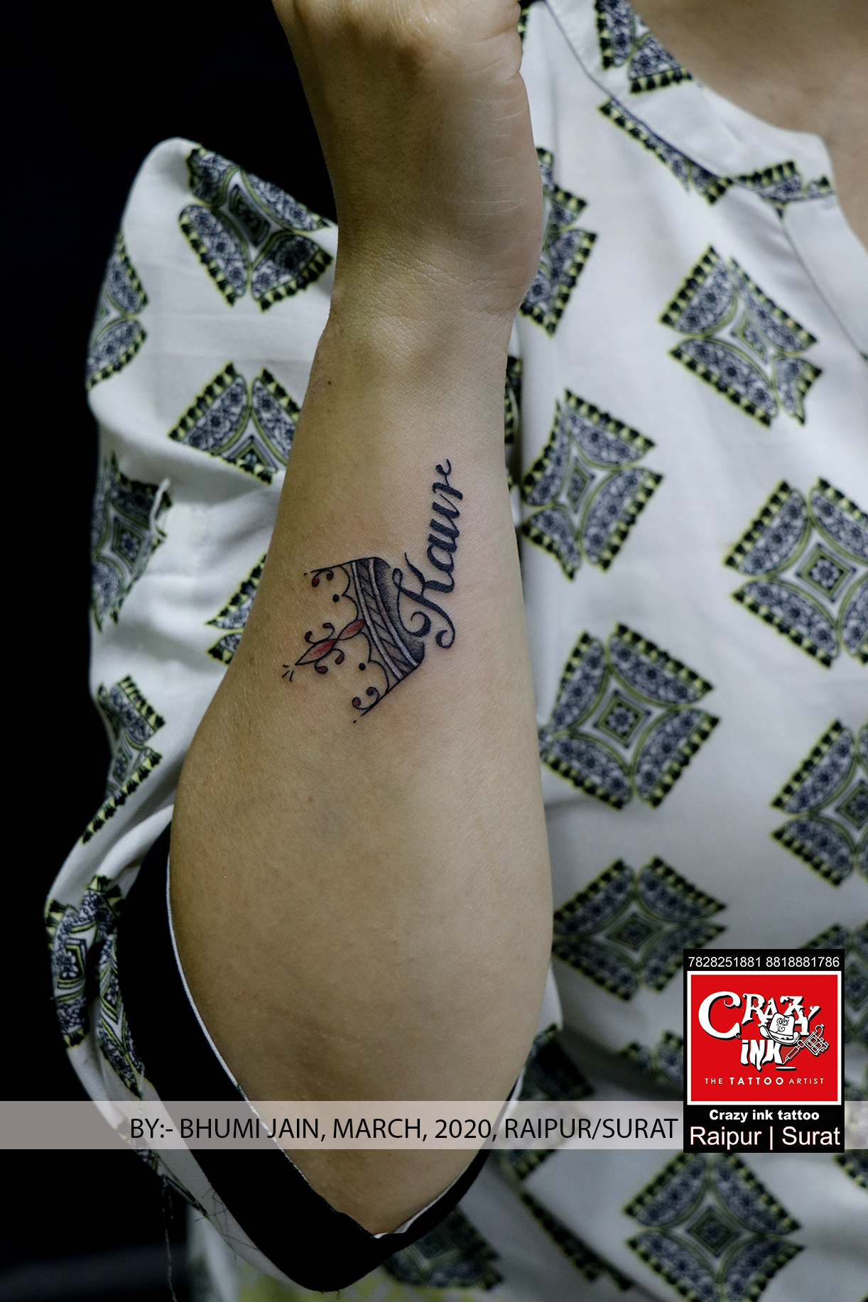 Crazy Ink Tattoo Studio Kaur Name Tattoo Design With Crown Tattoo For More Info Visit T Co 2emf0idbkn Crazy Ink Tattoo Studio Kaur Name Tattoo Design With Crown Tattoo For More Info Visit T Co 2emf0idbkn