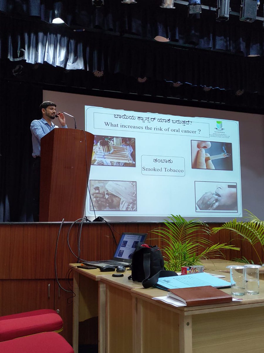 drimranpasha's tweet photo. #Cancerawareness
#JSSMysore
#Talk
@uicc
@Yenepoyaalumni
@YenUniT https://t.co/iiMRWt7rLO