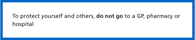 NottsWatch's tweet image. Check if you need medical help
NHS 111 has an online coronavirus service
Use this service if:
you think you might have coronavirus
in the last 14 days you've been to a country or area with a high risk of coronavirus
you've been in close contact with someone with coronavirus
#FACT