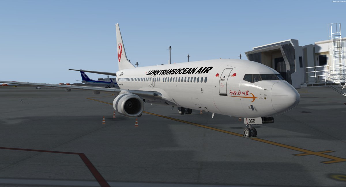 takawahappy's tweet photo. 【TRW】JA350J　JTAに移籍しました。という事で塗りました。
#TRW #P3Dv4 #リペイント #PMDG #737NGXu #TakasRepaintWorld https://t.co/thoLQWCIFa