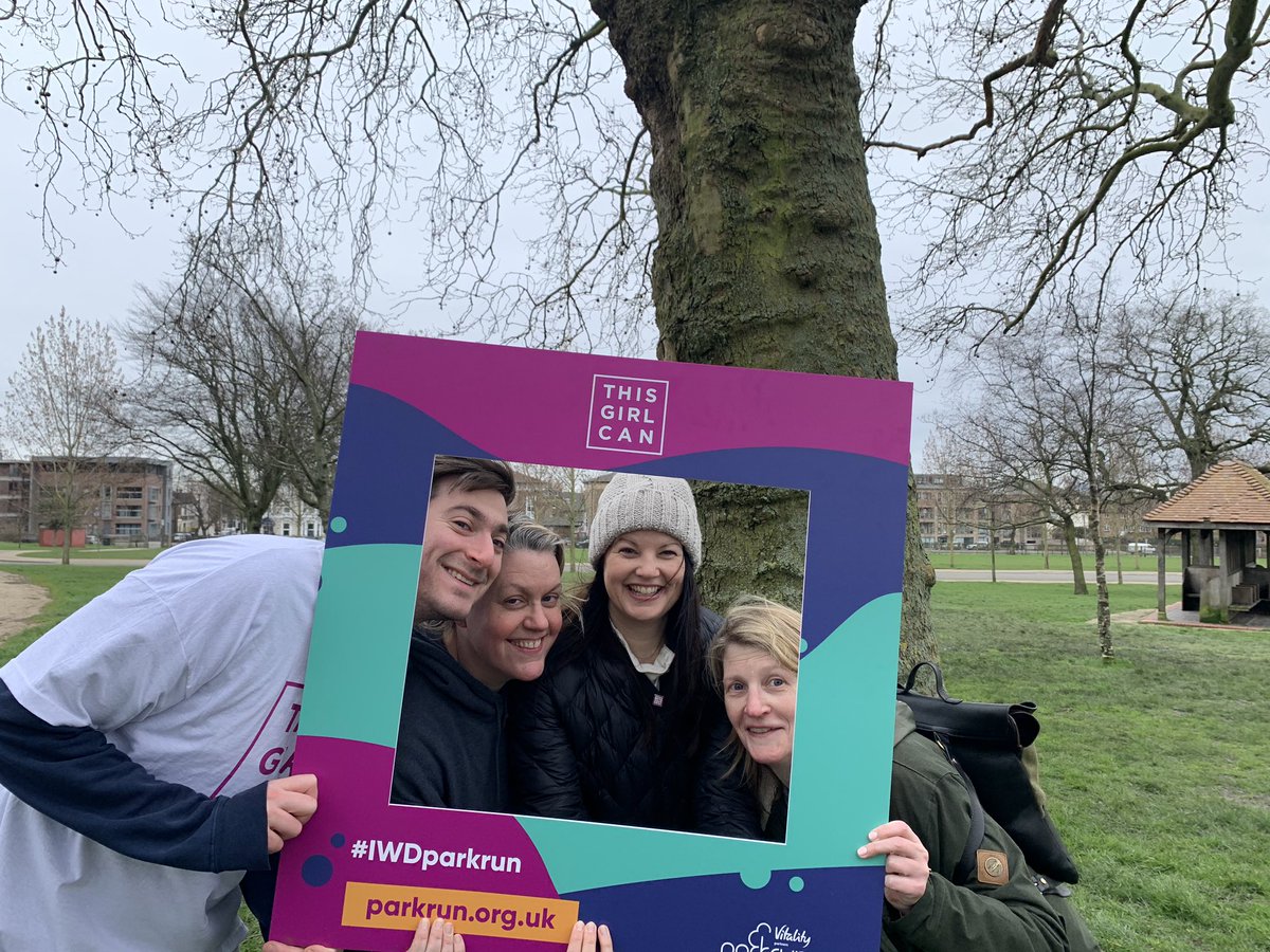 alsav25's tweet photo. Completed a brisk walk @finsburyparkrun in true @ThisGirlCanUK style with @Sport_England colleagues @kate_dale @J0ELcohen for #IWDparkrun https://t.co/I0to00NvQq