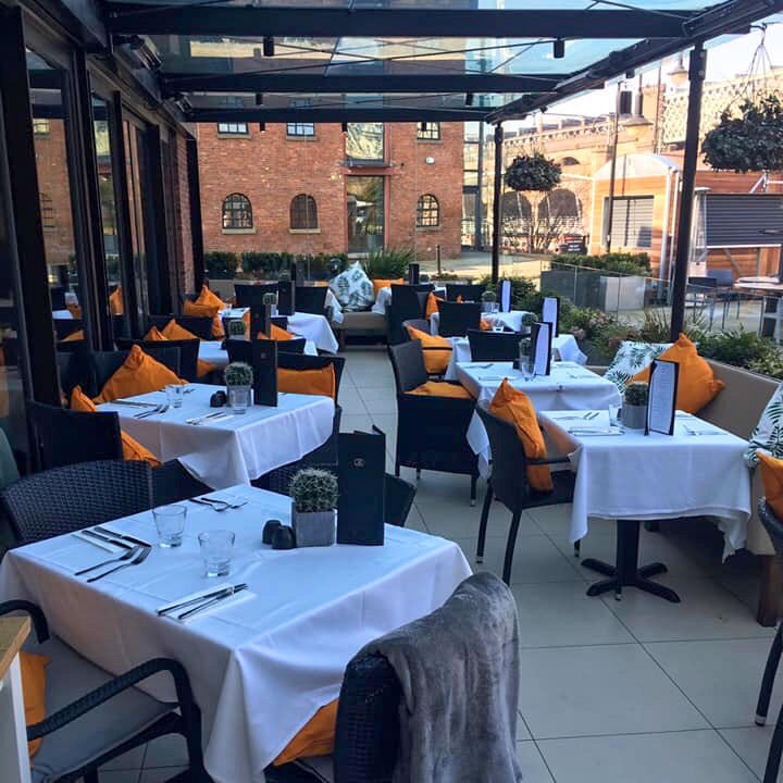 Summer is here.....well almost! 
Come and enjoy lunch outside on our heated terrace 

alberts-restaurants.com/shed 

#mcrfinest #albertsshed #mcreats #Castlefield