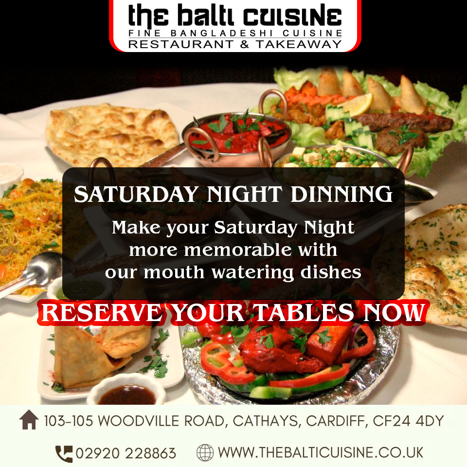 What are your plans for this Saturday??
What if we help you to make your Saturday evening more memorable with mouth-watering dishes only at The Balti Cuisine.
Hurry Up!! And Reach us now to reserve your tables.

#saturdayevening #mouthwatering #bestdishes #makeanorder