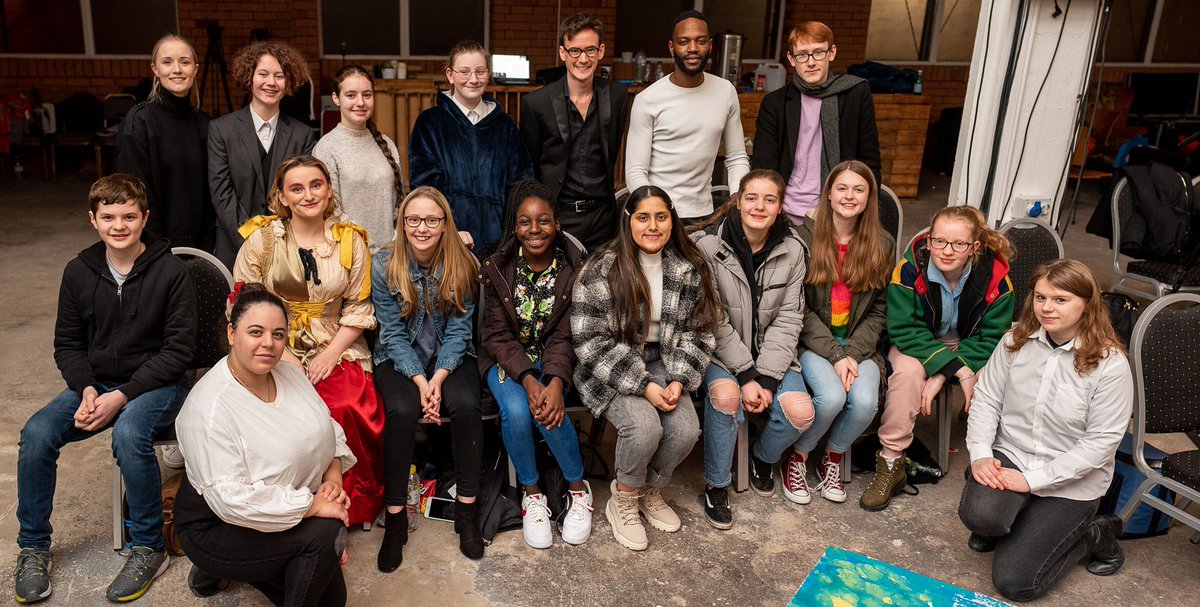 This week some of the young vocalists on our Opera Nation - @RoyalOperaHouse - programme visited @BirmCons Spring Opera - The Enchanted Island! They met members of the cast, @BirmConsVocal Paul Wingfield and looked round the set! #MusicForAll #MusicEd #Creativity #2020Vision