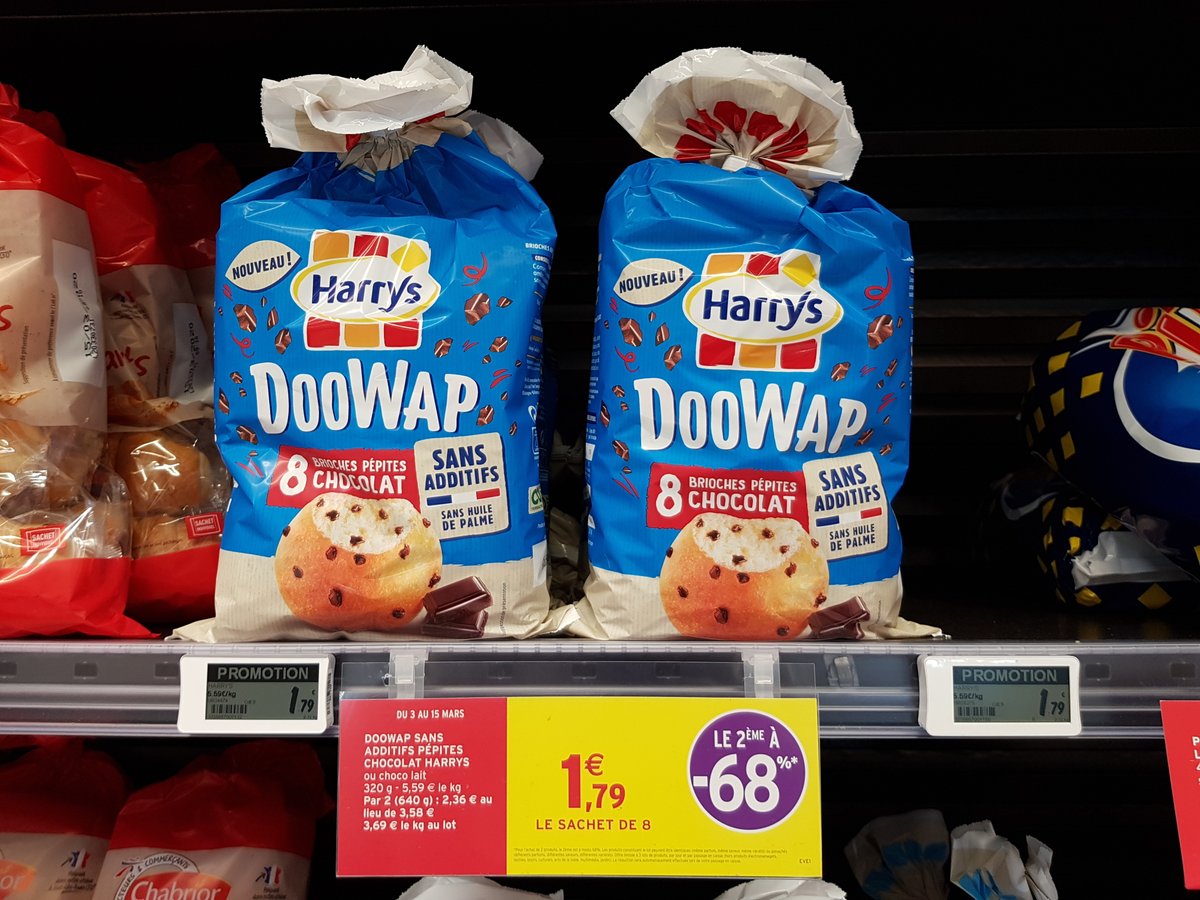 IntermarcheAups's tweet photo. ‼️-68% sur le 2ème‼️

🍞Brioches Doowap : 0,57€ le 2ème packet❗️

*1,79€ à l'unité
**Jusqu'au 15 mars https://t.co/kIr3Ktu3oV
