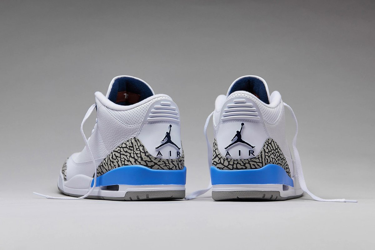 air jordan 3 retro unc footlocker