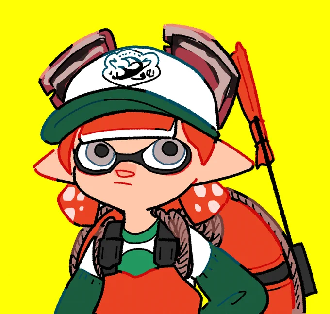 ツインテールに見えた 