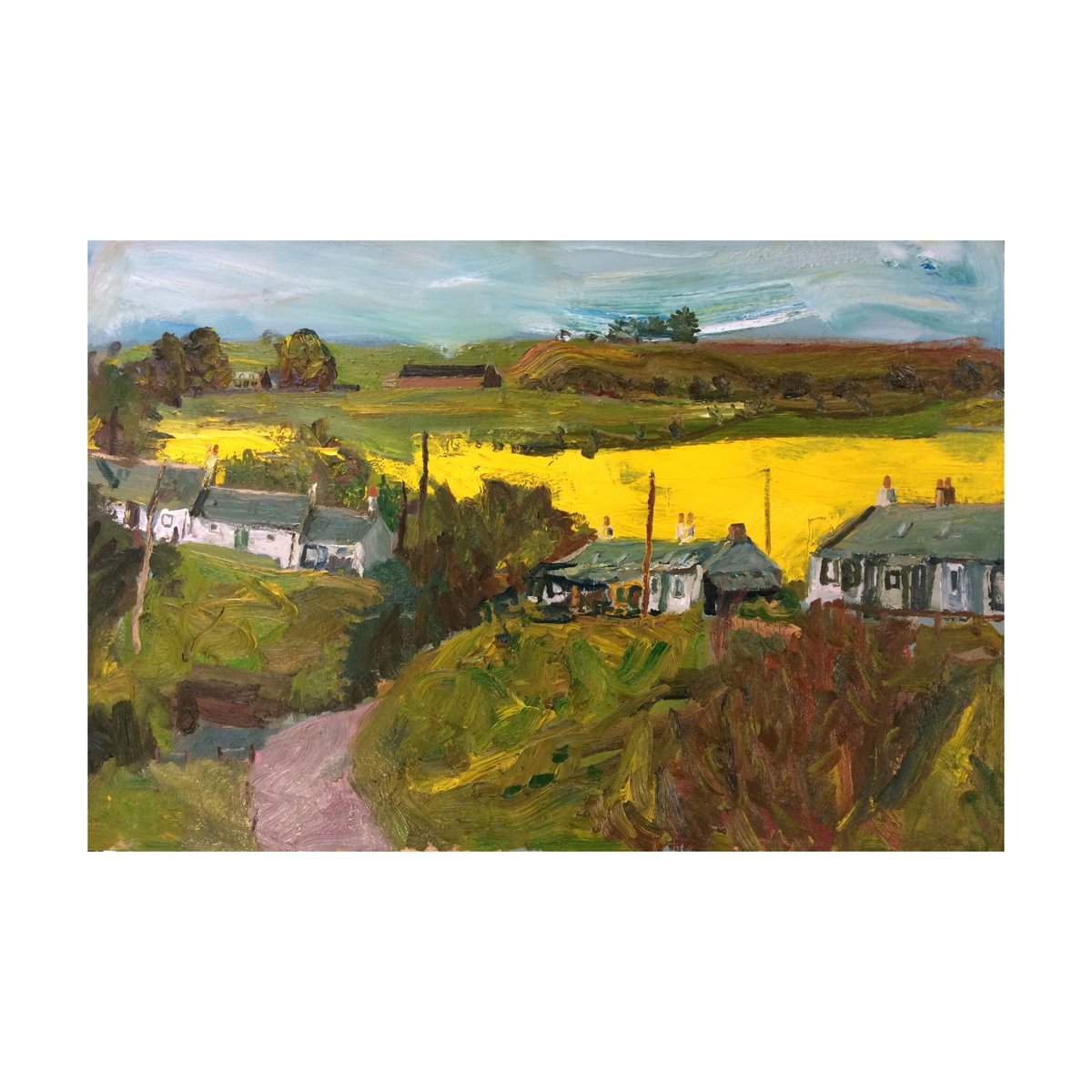 Tathagallery's tweet photo. Paintings by Stuart Buchanan looking fantastic on the gallery wall
Close-ups: Catterline Mid-May; Stubble Fields, Catterline; and South Row, Early December
(All oil on board)
Close Interaction continues until 21/03/02
#contemporaryart #scottishart #stuartbuchanan https://t.co/PYoYf1yNQa