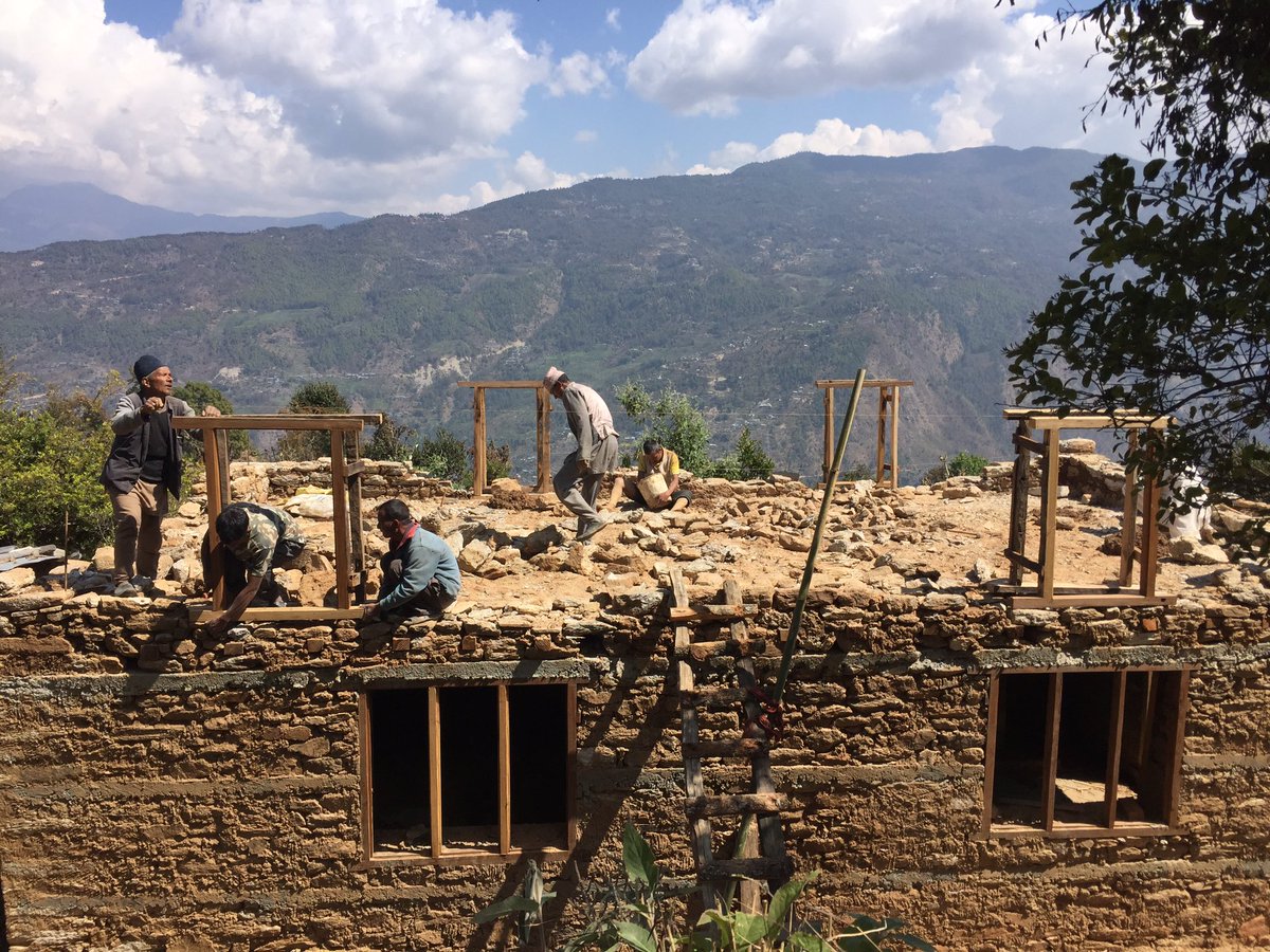 drbishnuhnepal's tweet photo. Dear All,there’s also another reason why I am frequently to #Nepal-#Himalayas @#Rolwaling-#Gaurishankar range-that I am reconstructing nearly 400-years old house-where I was born- totally destroyed/b #EQ2015 in #Diyalekharka/#Pawati.TX 🙏 #Kapil for dressing my injury!
@#UNSG https://t.co/yHkL6FYqkG