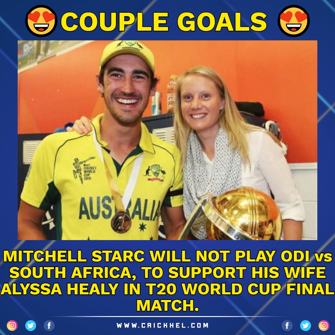 crickhel's tweet photo. Real Goals😍.
.
.
#Mitchellstrac #Alyssahealy #Sports #cricketsports #sportsnews #T20WorldCup #India #Australia #NickJonas #quartobranco #EachforEqual #GodMorningSaturday #InternationalWomensDay #Lakers #NickJonas #PSL2020 #SaturdayMotivation #UFC248 #WomensDay2020  #AUSvIND https://t.co/mpruAc4RwY