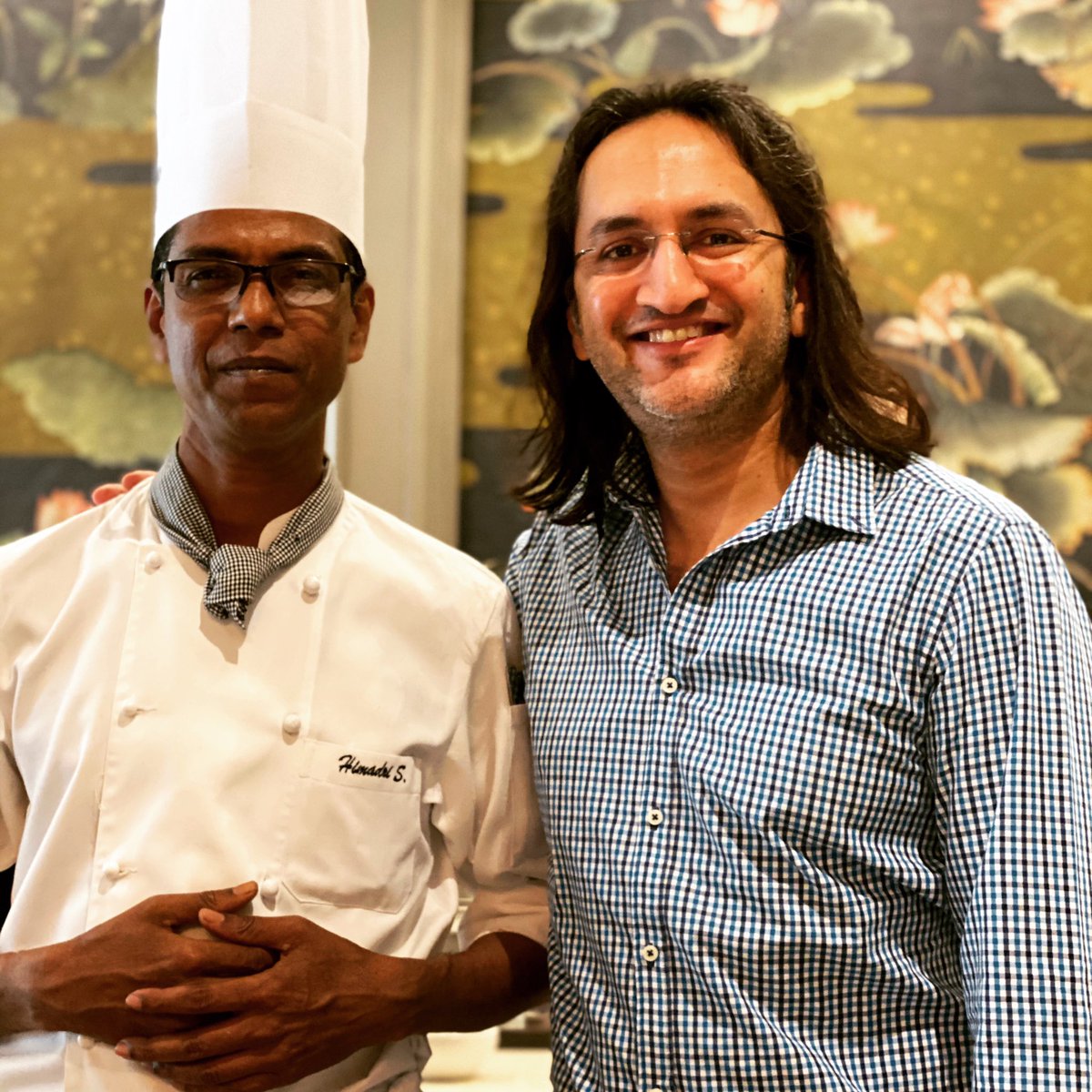 This is Chef Himadri from Chinoserie at Taj Bengal in Calcutta. He is a genius. Don't miss the opportunity to sample his cuisine if you happen to be in the city.