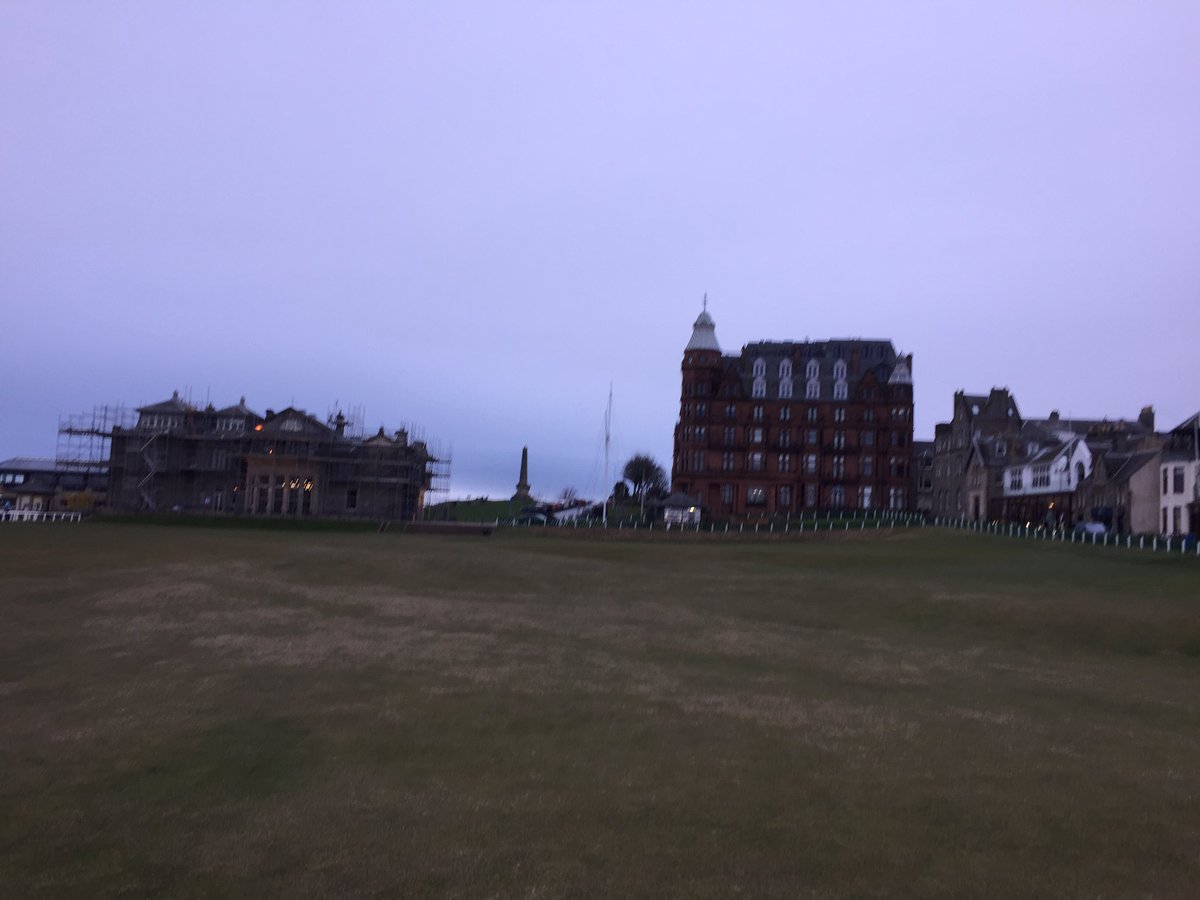 1st major of the year #thenewgolfclubstandrews