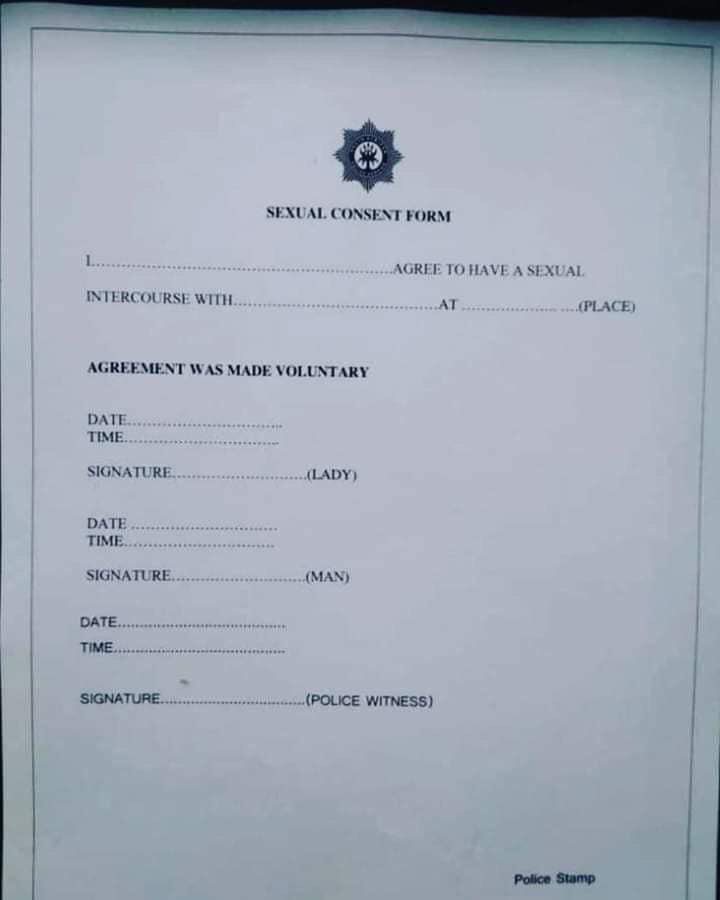 after the #ladyzamar and #sjava drama the chairman and the board of the #MensConference2020 have concluded that the below form is a necessary move in all relationships with women to avoid future trouble