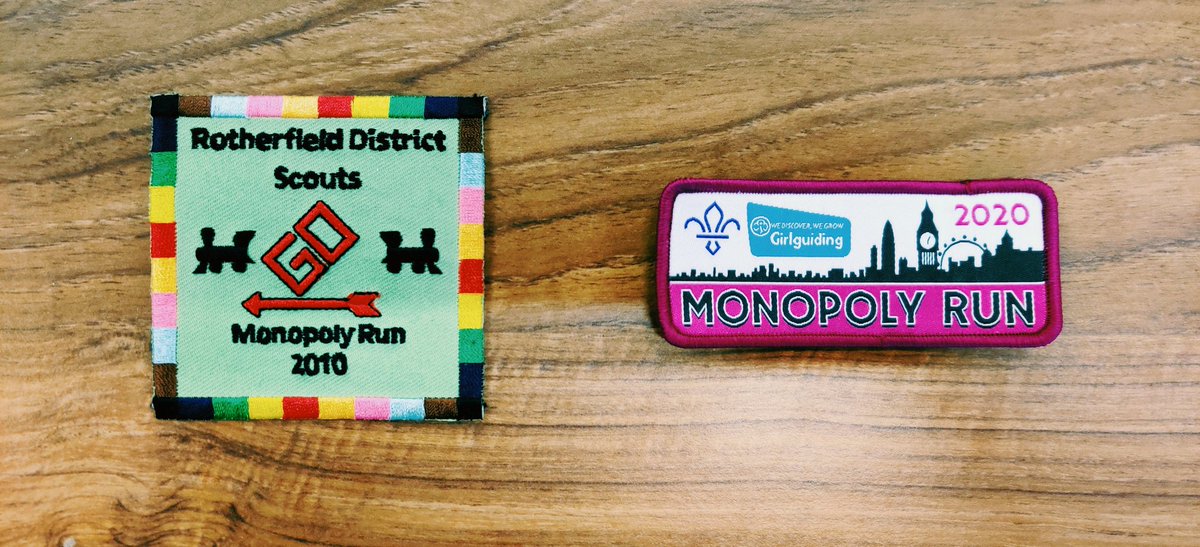 monopolyrunlive's tweet image. Bit of a throwback for you all - Our badges have changed quite a bit over the past decade!