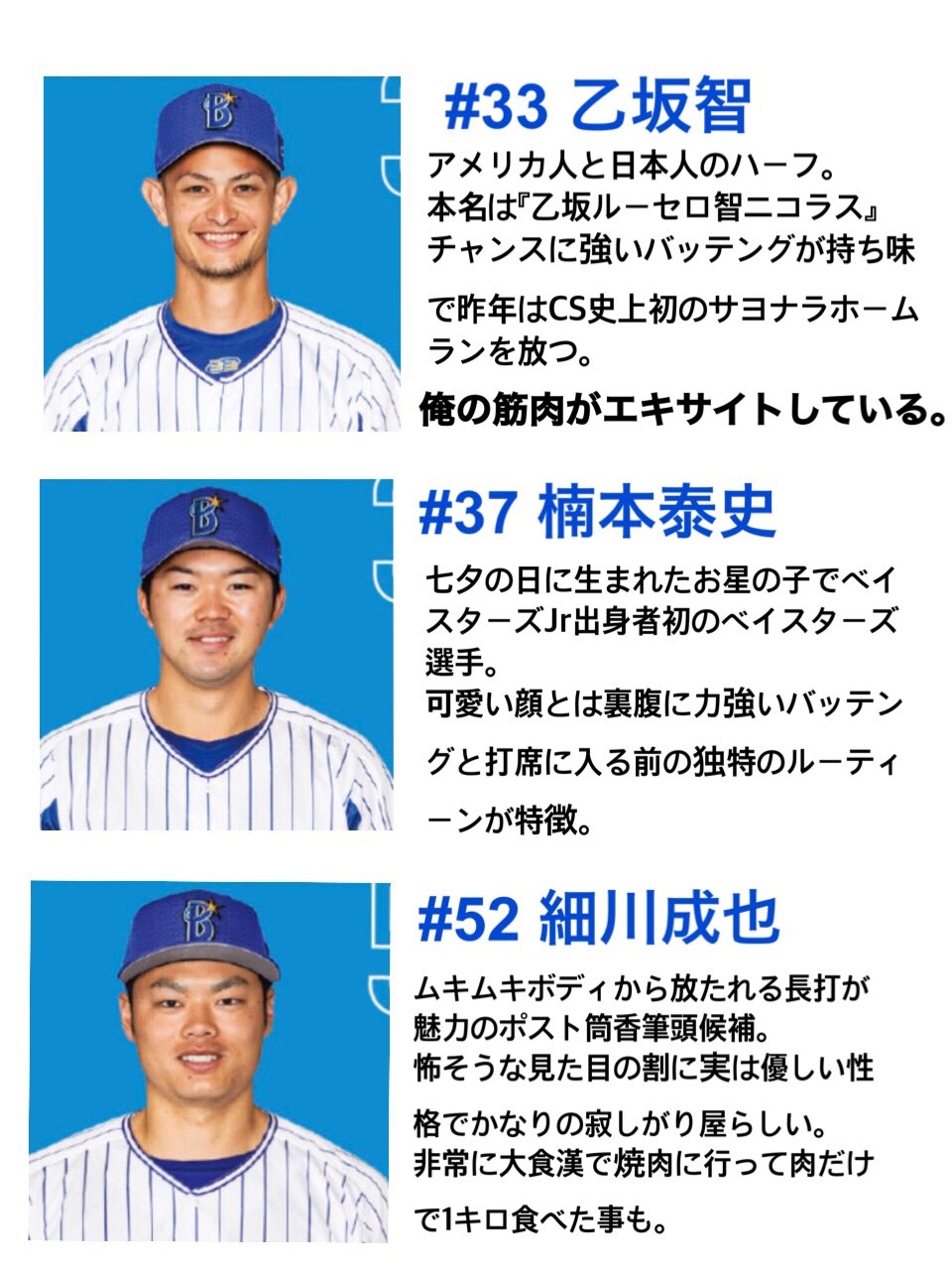 そら バズってるので宣伝します ルーキーの頃から宮本秀明くんを全力で推させていただいてます 今年は筒香選手が抜けて外野激戦区になりますが 秀明くんみたいに小技と足のあるプレイヤーは絶対に必要なはず 真面目で人柄良くてで野球