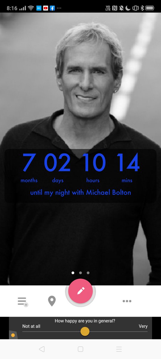 Only 7 months to go until I get to see my idol <a href="/mbsings/">Michael Bolton</a> in concert at the Royal Albert Hall, London.. the clock is ticking...squee so excited 😆
