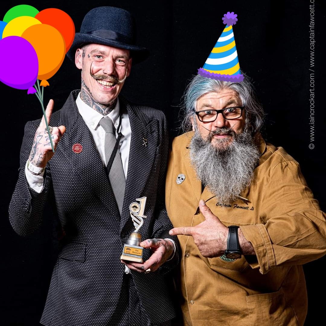 🎉 @CaptainFawcett right hand man is not the only one celebrating his birthday this week. 🎈🎂🎁

#HappyBirthdayToMe #HappyBirthday 
#CaptainFawcettAmbassador