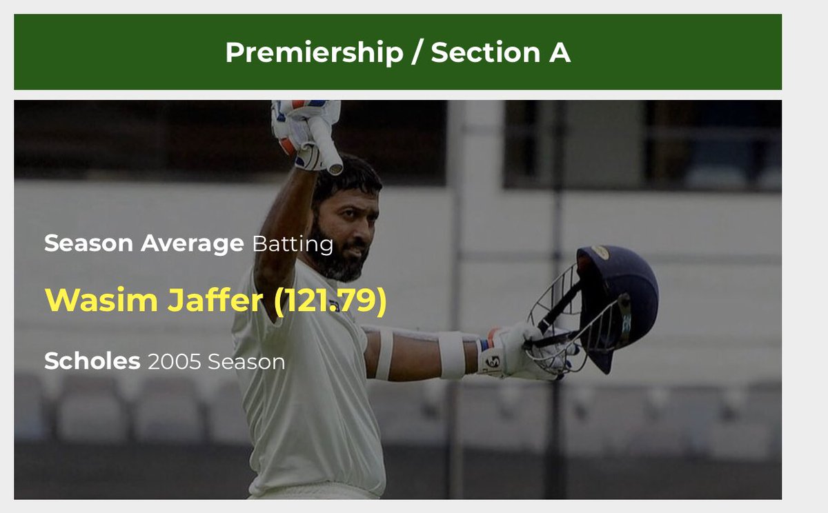 HuddCricket's tweet photo. You’ve given cricket fans in and around the Huddersfield area immense satisfaction watching you play, breaking two league records along the way. Enjoy your retirement from cricket @WasimJaffer14. 👏👏👏 https://t.co/NteKJStazk