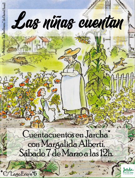 margalidalberti's tweet photo. Vecinas, vecinos.... a las 12h, en @libreriajarcha, "Las niñas cuentan" Cuentos para niñas y niños, grandes y pequeños, para disfrutar e imaginar. Te esperamos.

#narraciónoral #públicofamiliar #2M2020 #Vicálvarocuenta #lasniñascuentan https://t.co/e2RCjSKv2N