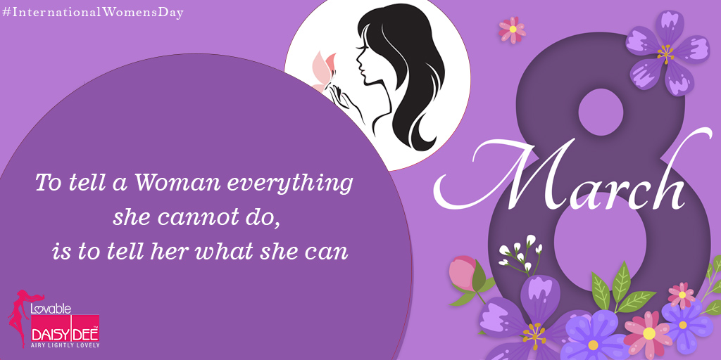 One is not born a Woman, one becomes one. Celebrate yourself this International Women’s Day!

#InternationalWomensDay #WomensDay #WomensDay2020
#DaisyDee