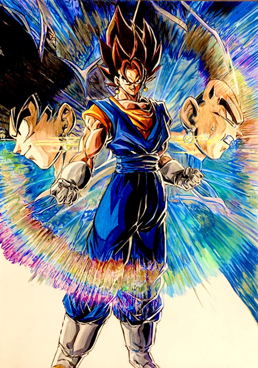 ドラゴンボール 上の方終わりました 後は下の方頑張ります O O ベジット ダインのイラスト