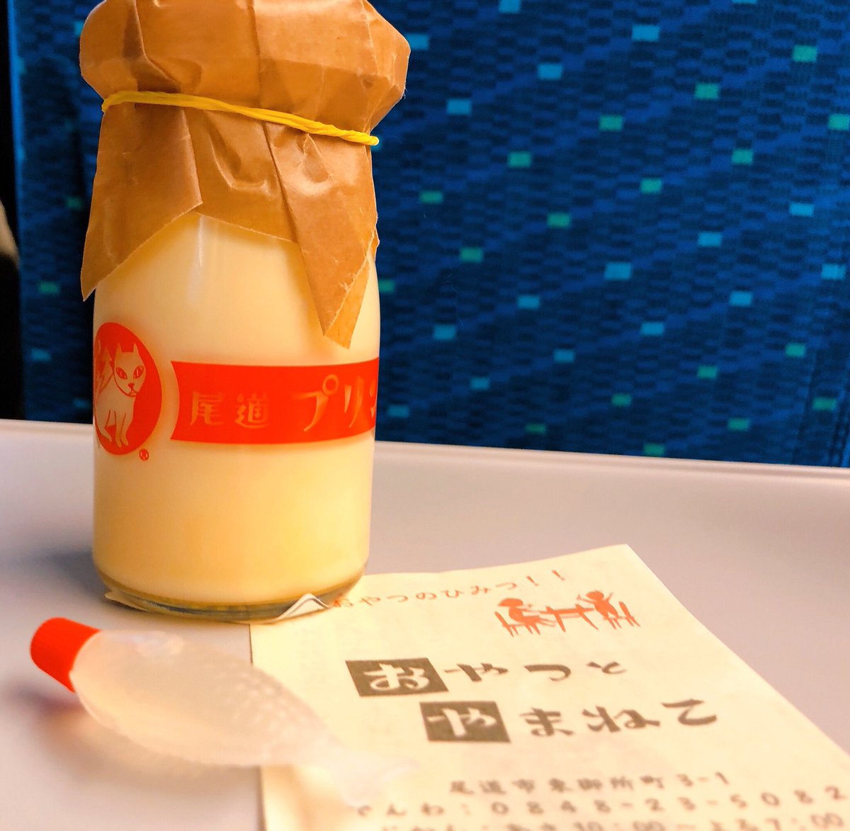 これは坂の途中で道案内してくれたネコチャンと暗夜行路リスペクト店名パン屋のパン屋航路!パン屋航路のパン無事買えたし、教えてもらった尾道プリンも買えて良かった〜!!!充実した尾道旅だった…!ありがとう尾道?
