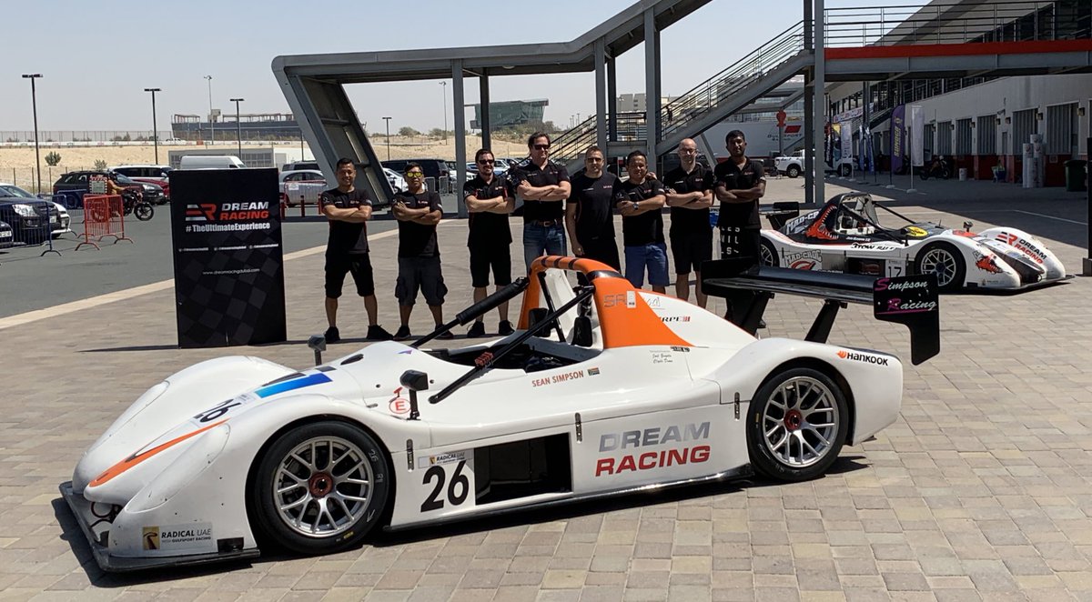 DreamRacingUAE's tweet photo. It came down to the wire; and we did it!! 4th consecutive championship!! Great drive by Sean Simpson to dominate today &amp; a storming comeback by Jani Hjerppe to claim P2 &amp; fastest lap to win the championship!! #TheUltimateExperience #Racing #Dubai #UAE https://t.co/lgwg5nzAKN
