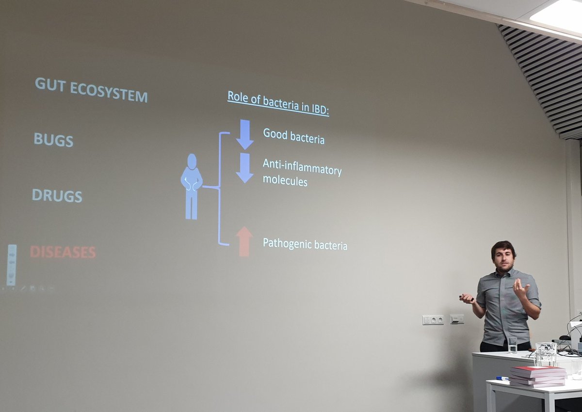 Werna_UV's tweet image. Layman's talk by @arnauvich @univgroningen @Bibliothecaris for open day University library Groningen: 'Understanding the gut ecosystem: bugs, drugs and diseases'