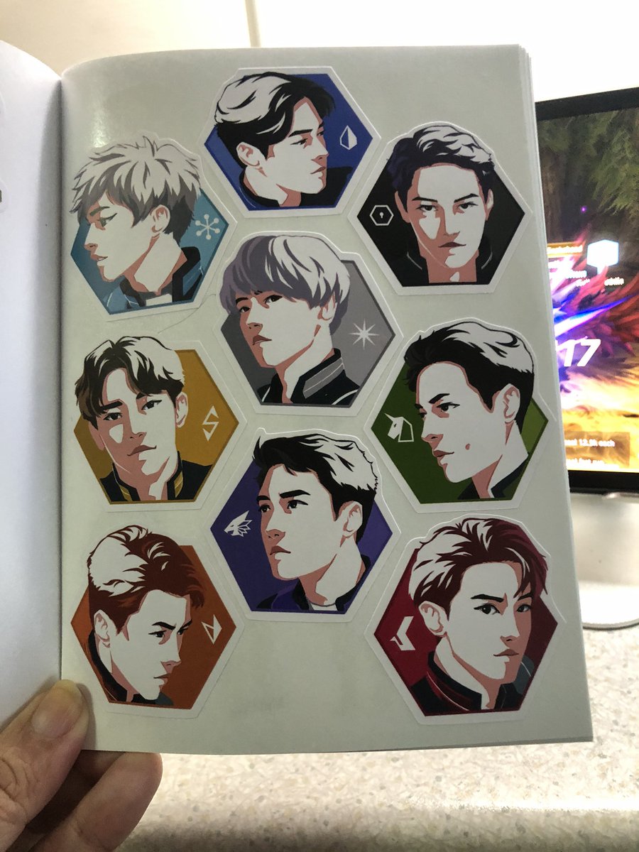 leeniehunnie's tweet photo. And LOOK at these EXO stickers also by @redemsi .... the colors are so vibrant, the facial expressions are perfect.. i like the Minseok sticker the most :) #stickerconmnl2020 https://t.co/1nwODvG1Rr
