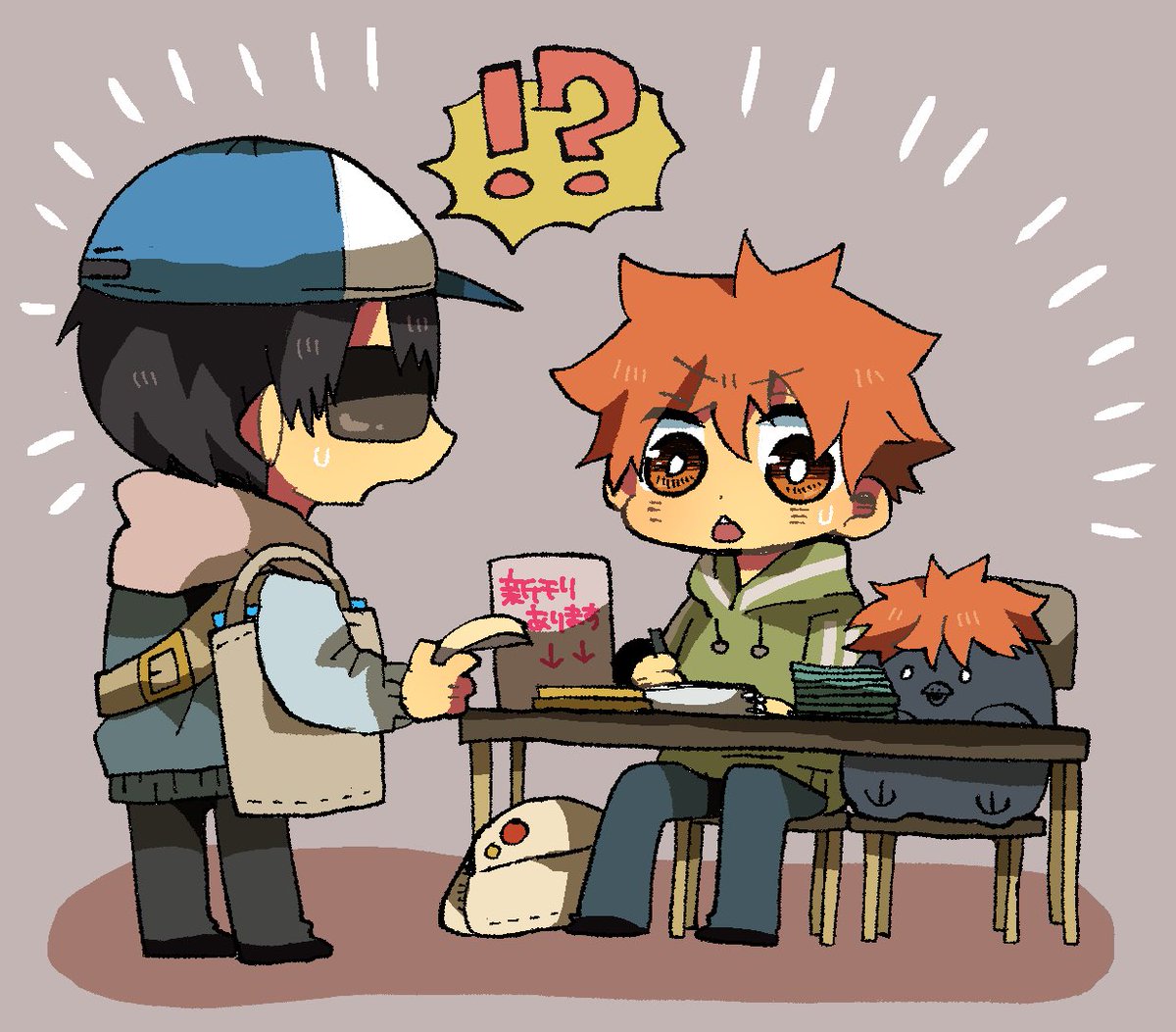 ハイキュー ひらいて赤ブー 影日 影日プチ ミラクルコンビネーション 5 の開催をお Nabe のイラスト