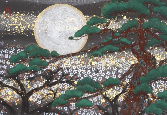 #しれっとすごいことを言う見た人もやる 

たぶん日本で唯一の現代アート系大和絵師です。 