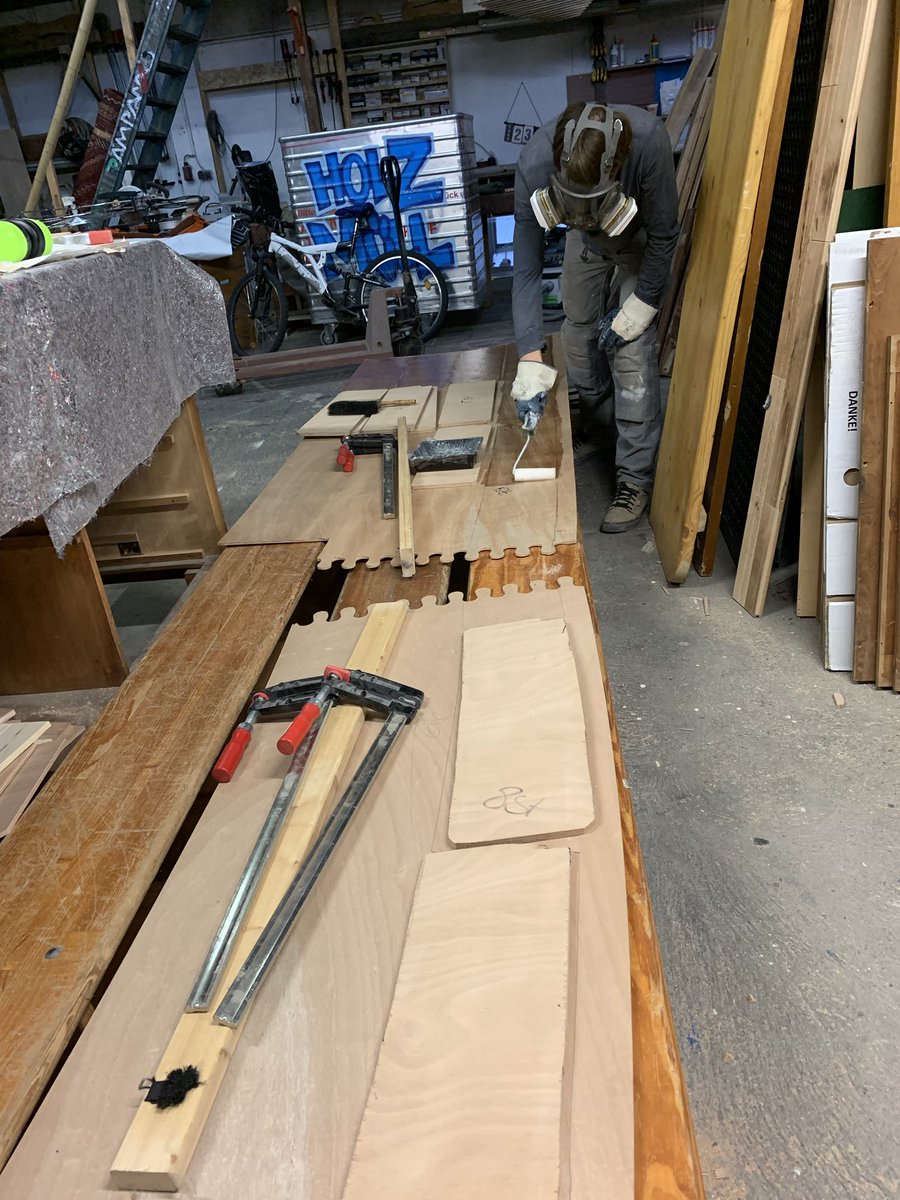 picassolsailing's tweet photo. Putting on the deck #boatbuilding https://t.co/VguAMeVSr8