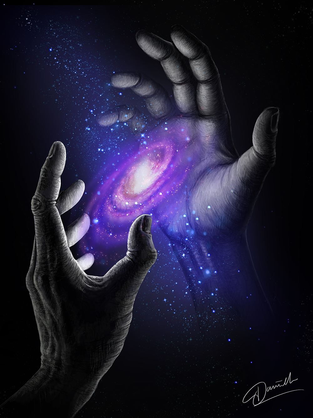 Danielle Futselaar on X: My newest drawing Magic Hands #drawing  #illustration #hands #space #MilkyWay  / X